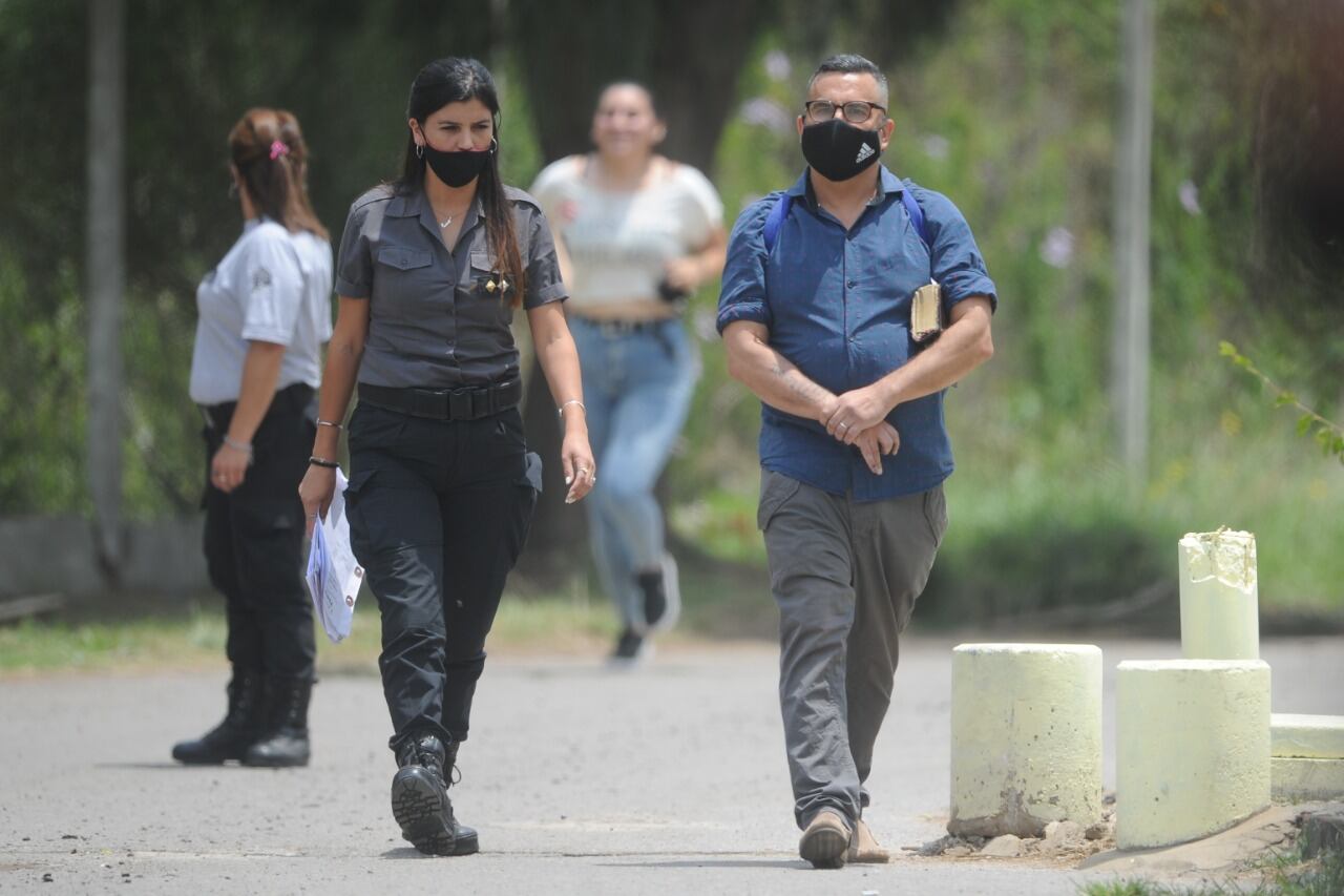 El femicida Fabián Tablado deja la unida penitenciaria Nro 46 de San Martin Foto Clarin