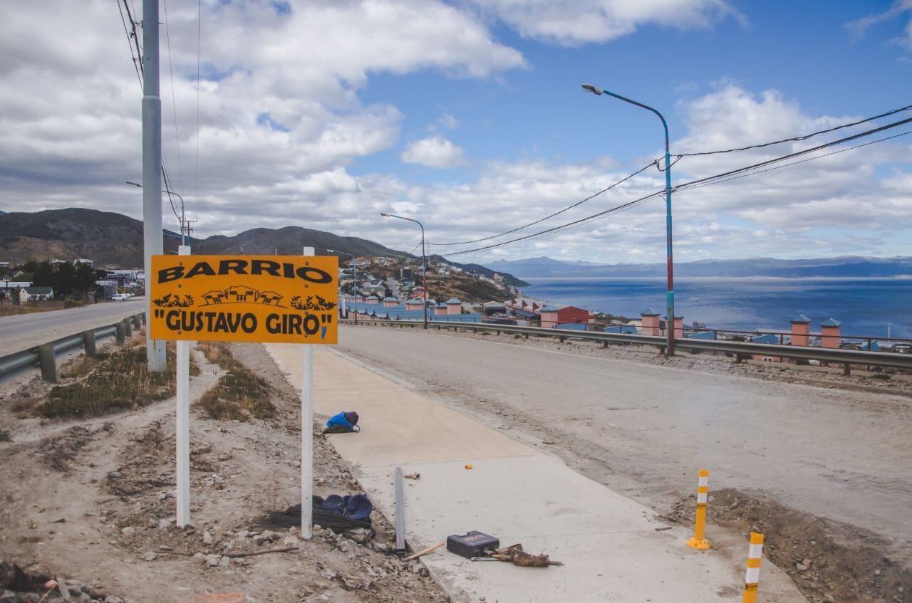 Avanza la construcción de la Bicisenda "Pensar Malvinas".