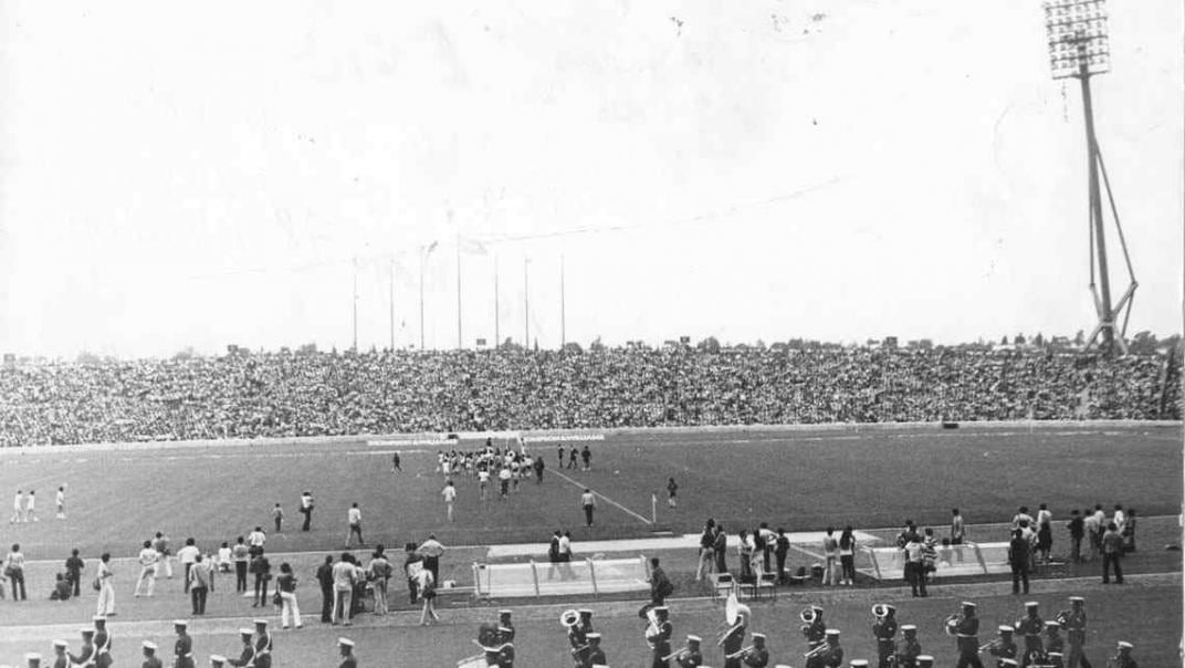 El viejo Chateau Carreras, en aquel partido de 1978 (Foto: LVI).