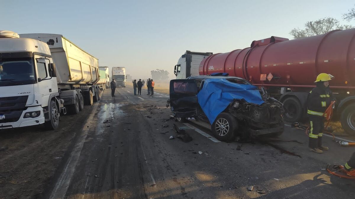 Falleció uno de los conductores del choque en cadena de Tacural