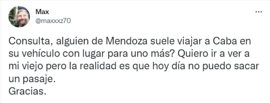 El posteo que inició todo.