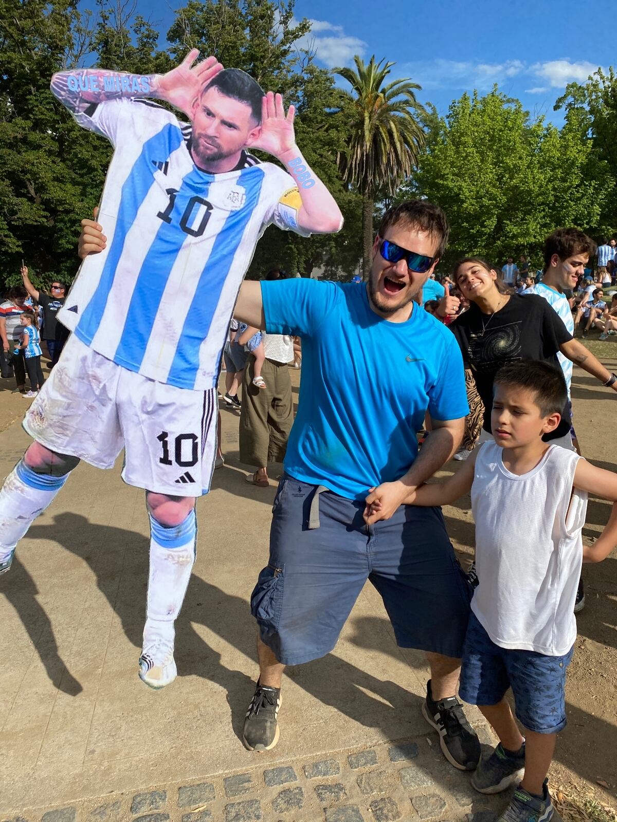 Así fueron los festejos en Tandil tras la consagración de Argentina.