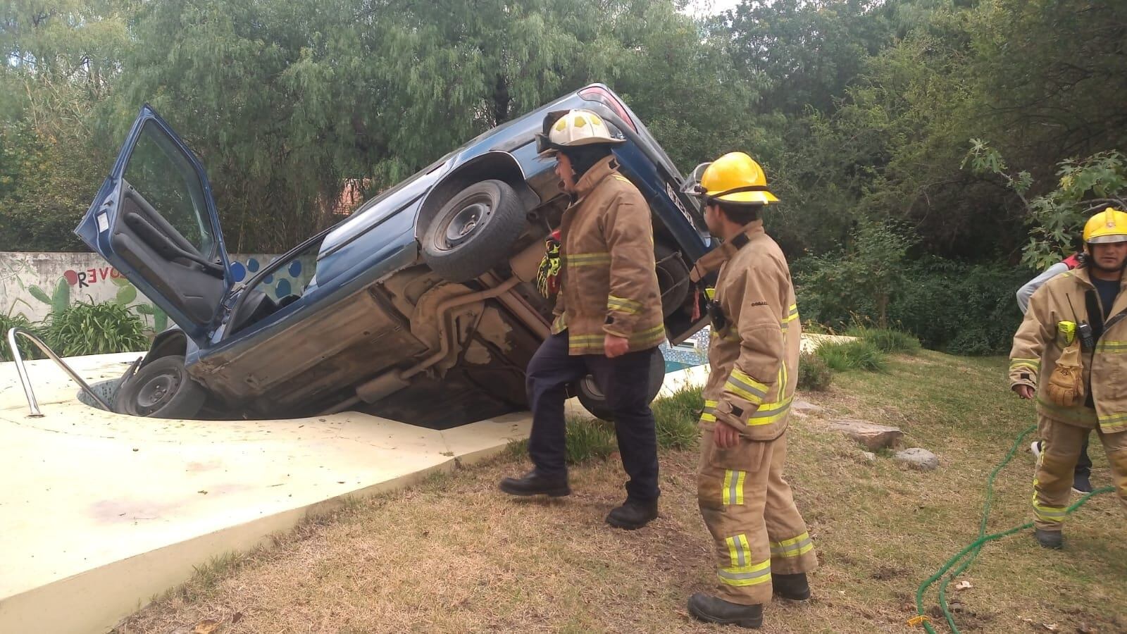 Insólito accidente en Villa de Merlo. San Luis.