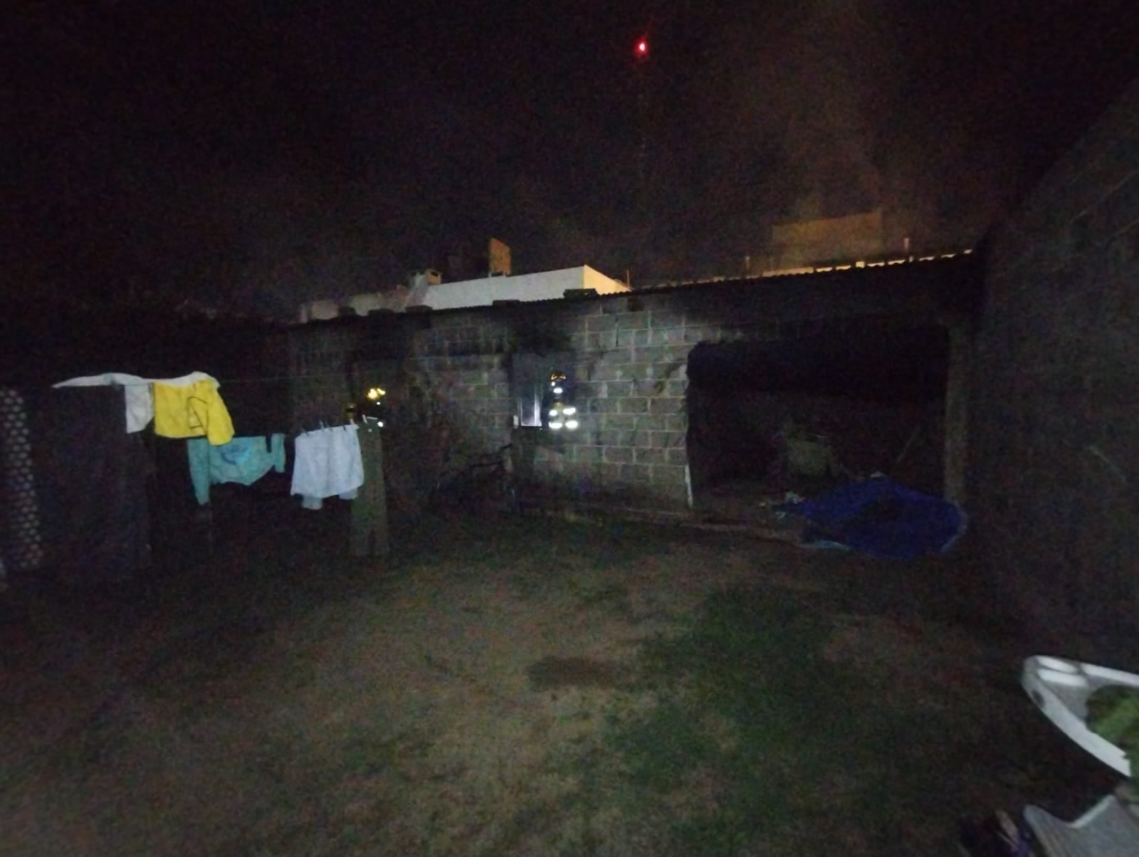 La casa se incendió en Ampliación Poeta Lugones. (Policía)