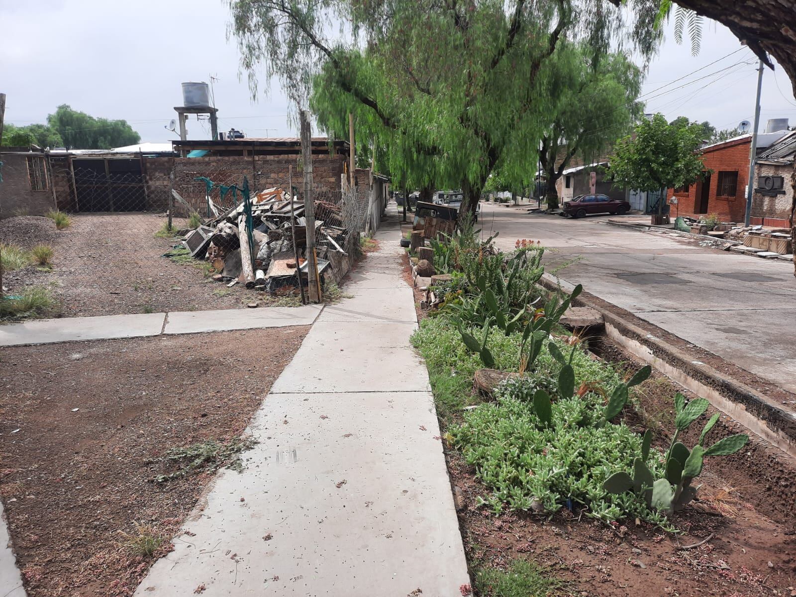 Lugar donde ocurrió el incidente, Barrio La Estanzuela, Godoy Cruz.