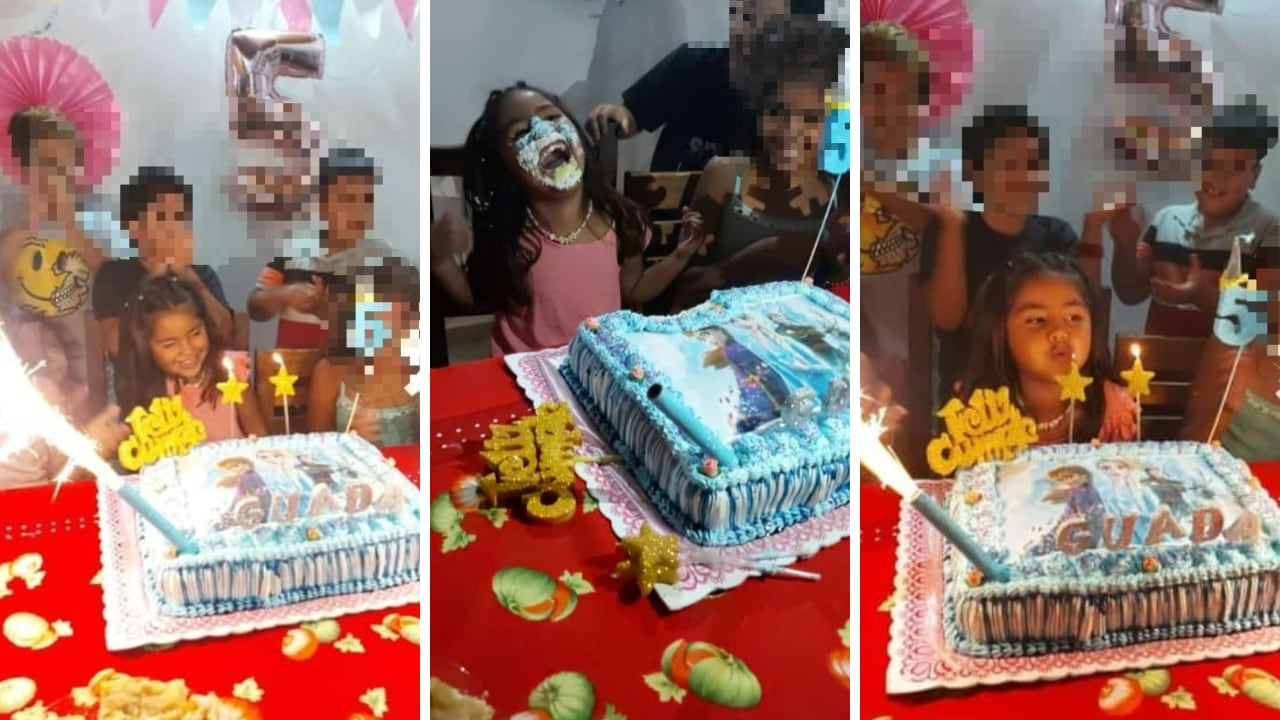 La mamá de Guadalupe Lucero compartió fotos y videos del cumple de 5 años.