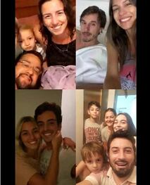 En la familia de Pampita en total son cuatro hermanos: Pampita, Agostina, Guillermo y Leonardo.