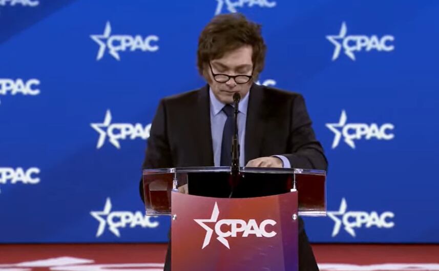 Javier Milei habló en la CPAC: “La era del Estado omnipresente ha terminado”