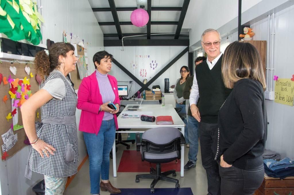 El diputado nacional Daniel Gollan recorrió el Centro de Infancias ‘Jorge Brito’.