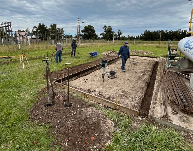 Obras de gas en Claromecó y Orense