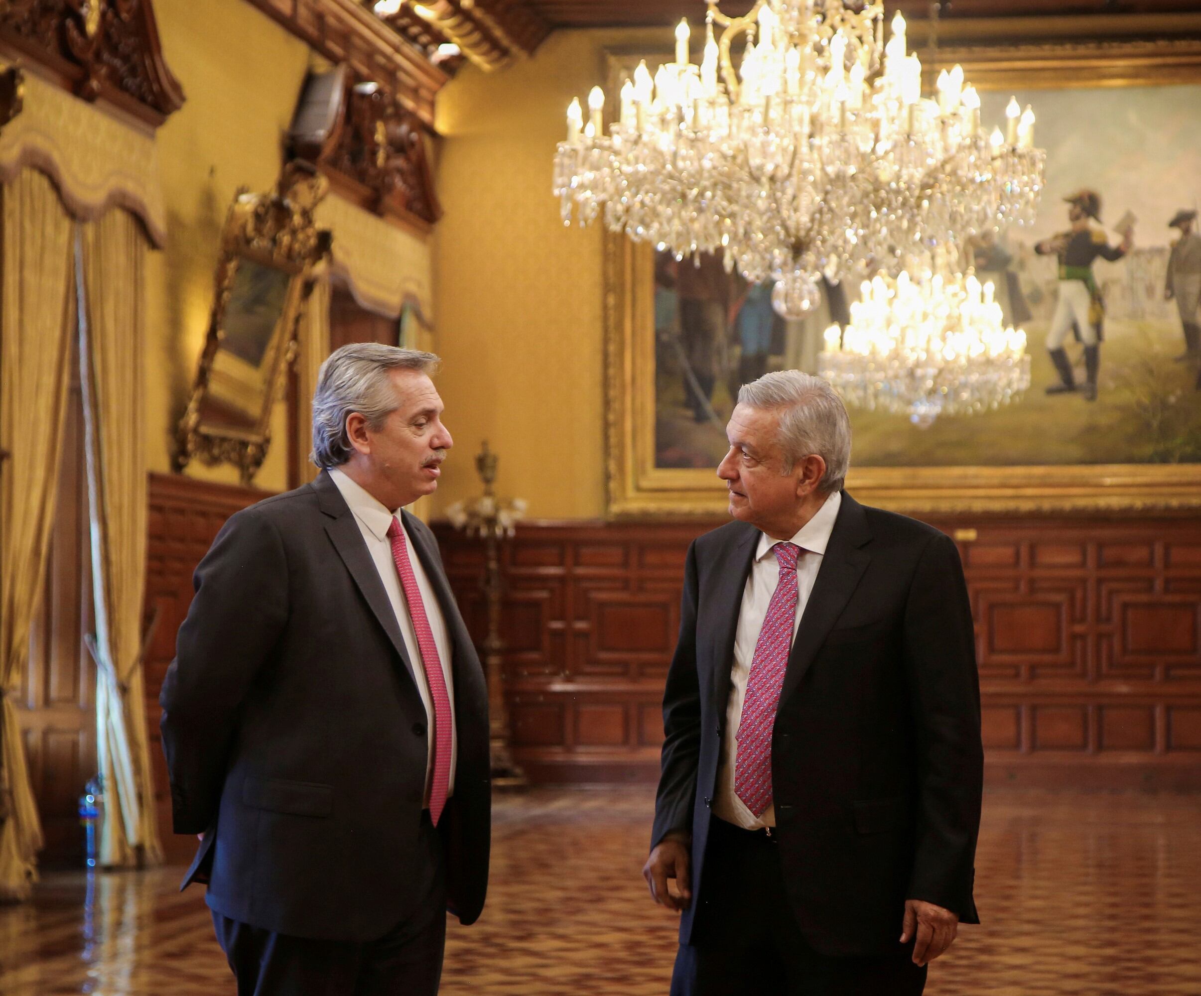 Alberto Fernández y Andrés Manuel López Obrador. (Foto: Reuters)