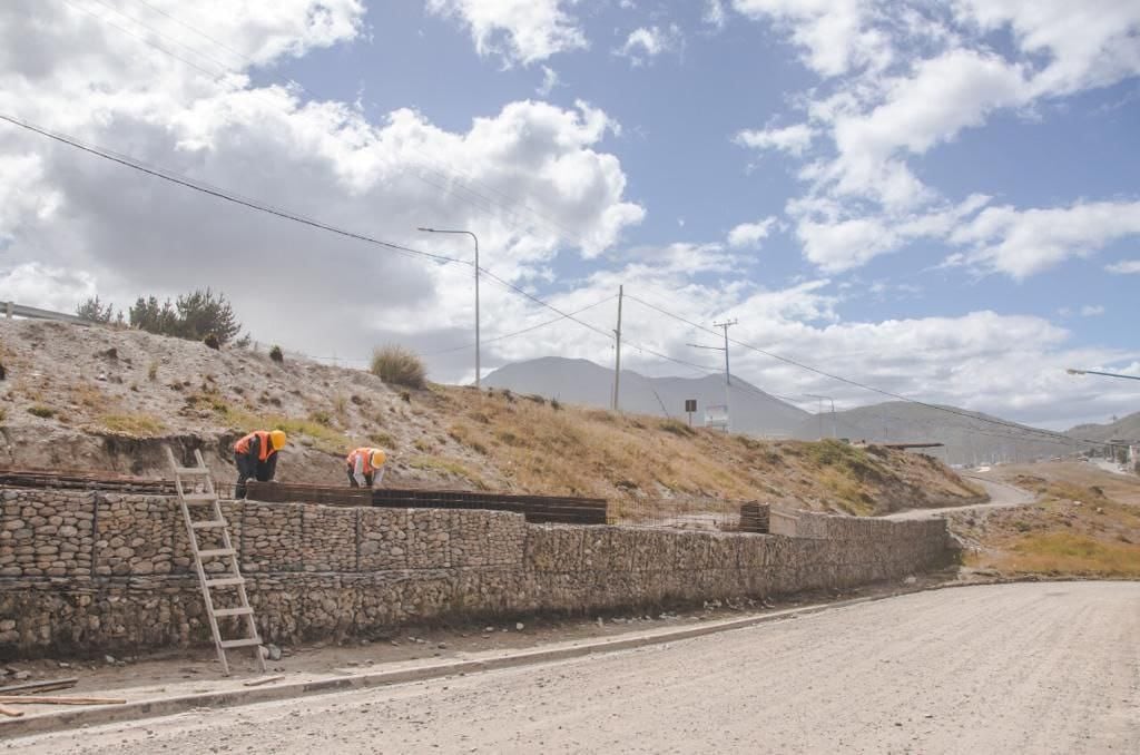 A buen ritmo continúa la construcción de la bicisenda en Ushuaia