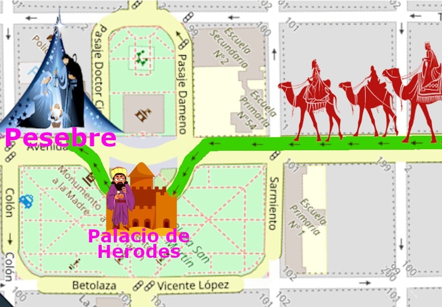 Recorrido Reyes Magos 2024