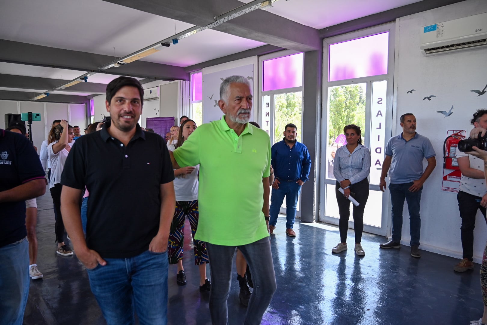 Inauguración de la primera Escuela de Educación Profesional para Adultos del país, en San Luis