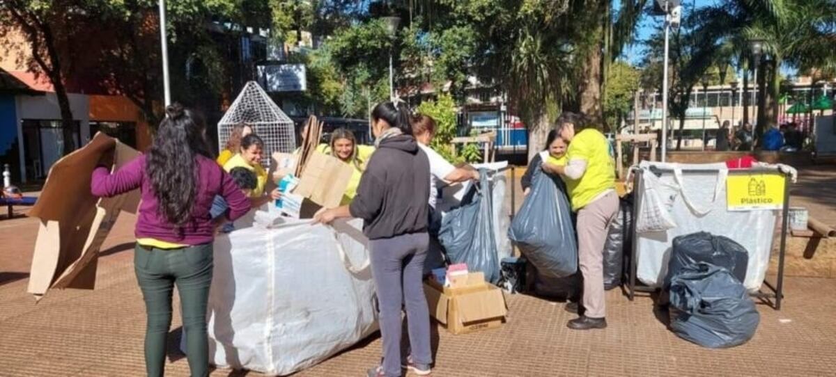 Eldorado apuesta a la promoción de la gestión ambiental, el reciclaje con puntos verdes y recolección de pilas