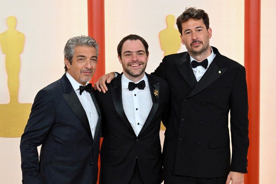 El equipo de Argentina, 1985 llegó a la alfombra roja de los Premios Oscar.