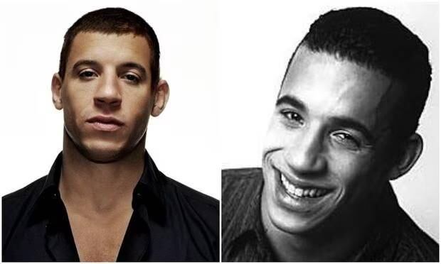 Vin Diesel en su juventud.