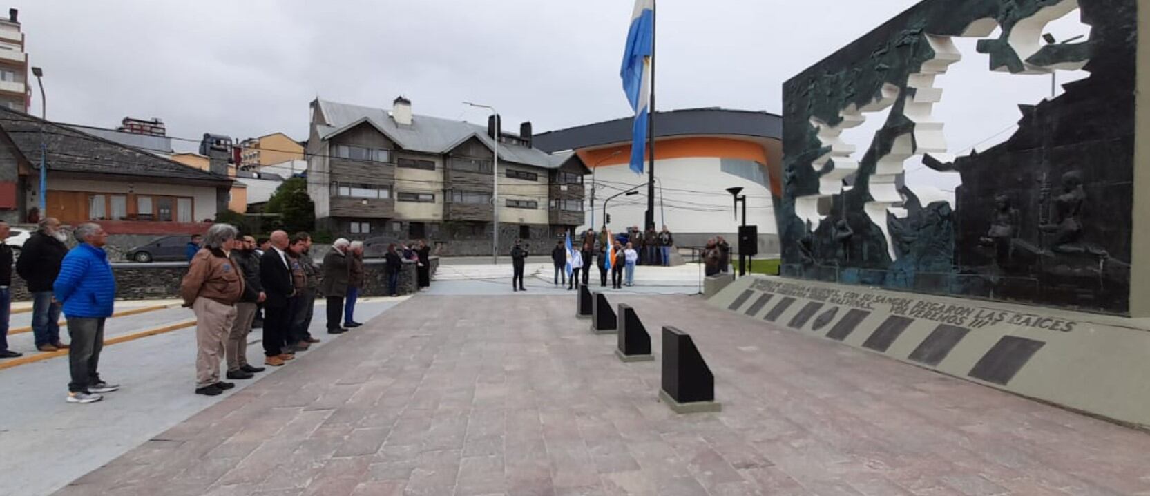  acto por el 202 aniversario del primer izado del pabellón en las Islas Malvinas.