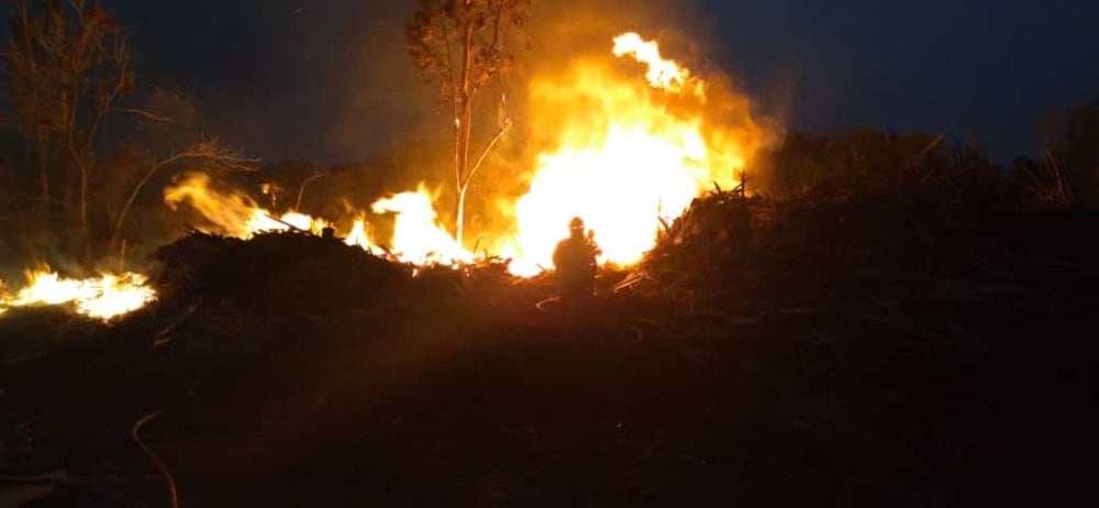 Nuevos focos de incendio en El Soberbio.