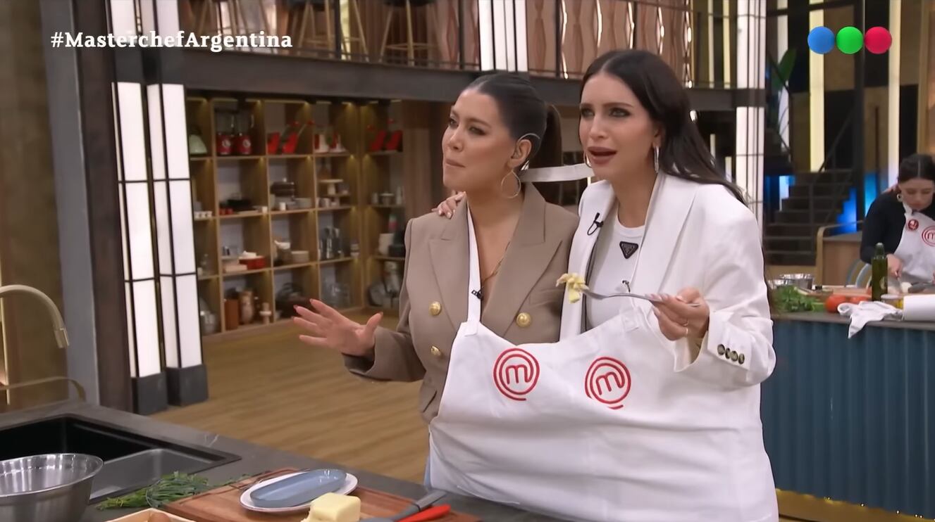 Zaira Nara cocinó en Masterchef junto a Wanda