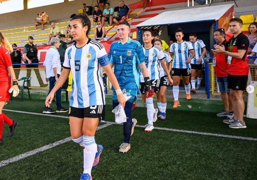 'Cati' Roggerone, fue capitana en la última presentación de la Selección Argentina.