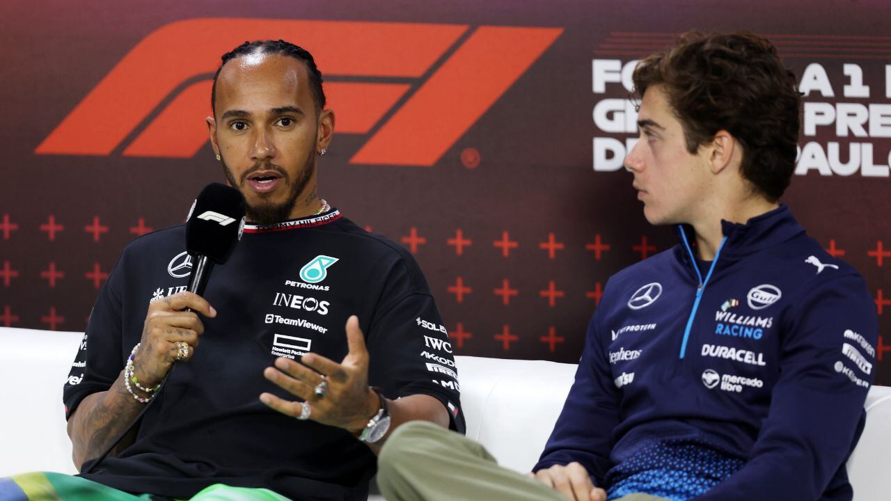 Lewis Hamilton elogió a Franco Colapinto / Foto X