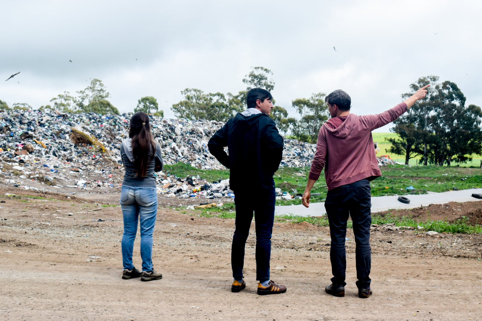 El candidato a concejal por el Frente de Todos recorrió el relleno sanitario de Tandil