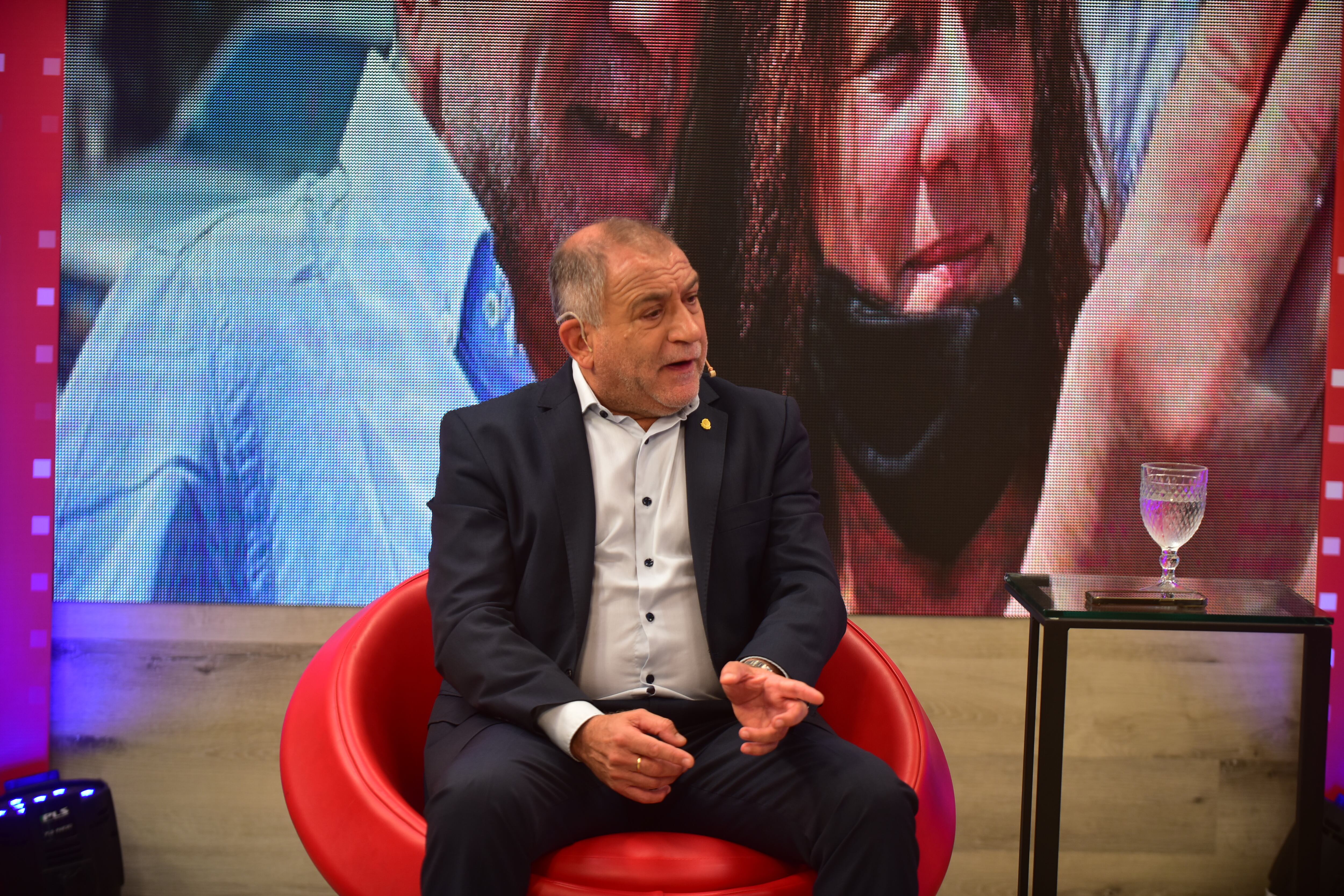 Luis Juez en el programa Voz y Voto. (Christian Luna / La Voz)