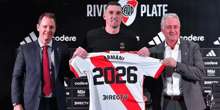 Franco Armani extendió su vínculo con River hasta 2026.