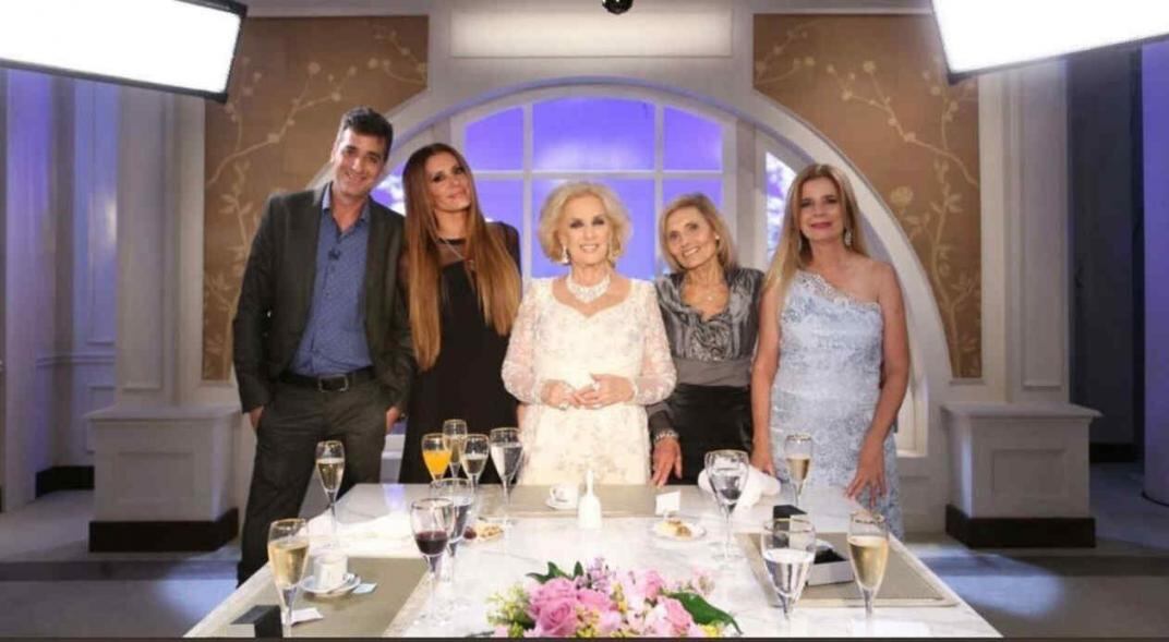 El programa de Mirtha Legrand, del cual participó Natacha Jaitt e hizo varias denuncias. (Foto: Canal 13).