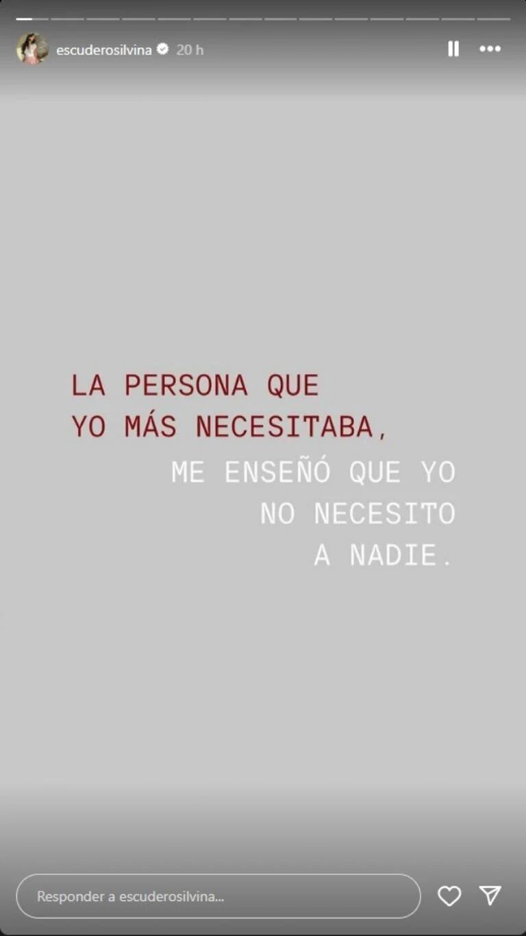 El llamativo mensaje de Silvina Escudero para su hermana en medio de su dramática pelea