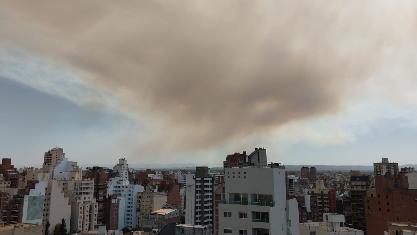 Vista desde el centro de la ciudad de Córdoba.