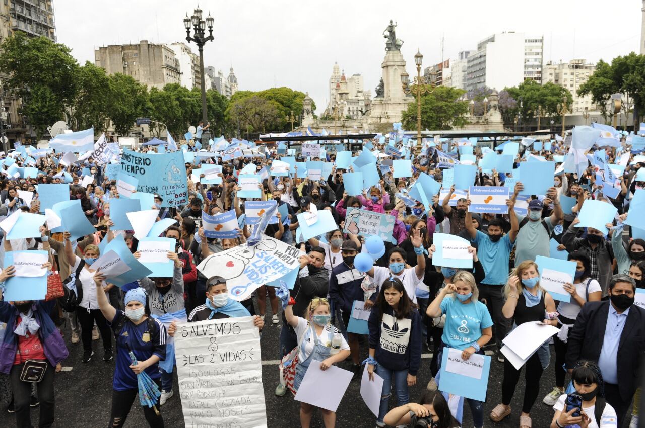 La marcha “Salvemos las dos Vidas” en el Congreso