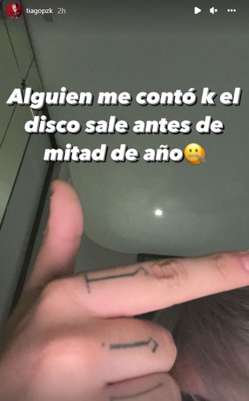 Tiago PZK y su álbum.