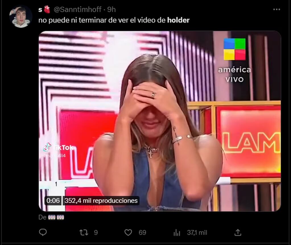 Los memes por el video íntimo de Tomás Holder. (Twitter)