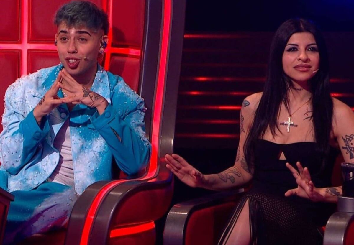 El incómodo momento que Cazzu vivió con Luck Ra en La Voz Argentina 2025: “Es raro...”