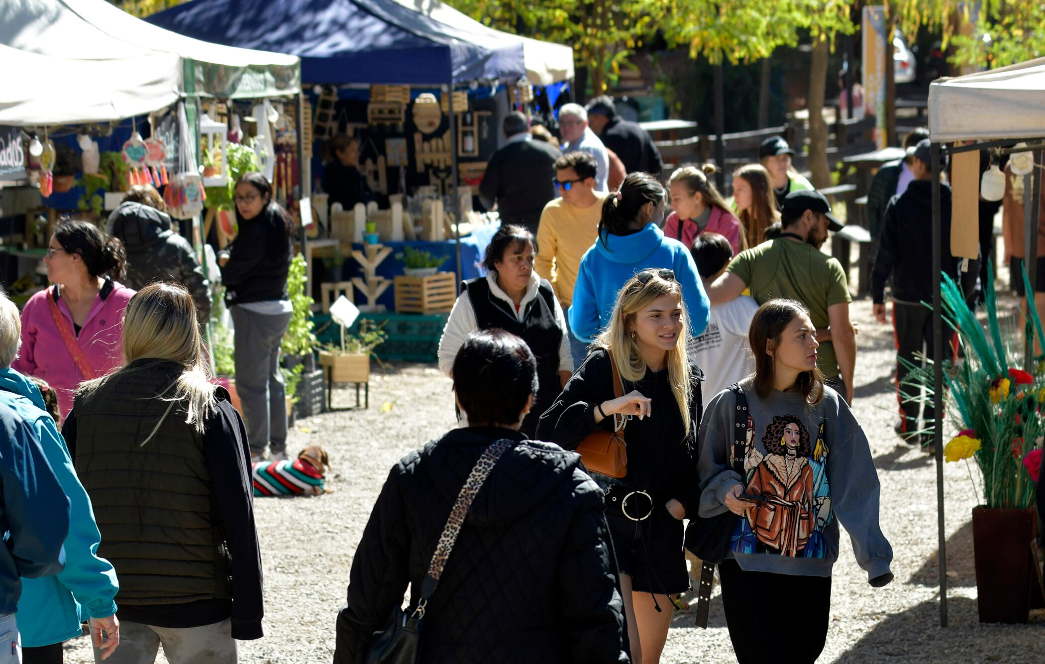 Fin de semana largo en Mendoza. Turistas y mendocinos disfrutan del feriado largo en El Manzano, Tunuyán.

Foto: Orlando Pelichotti