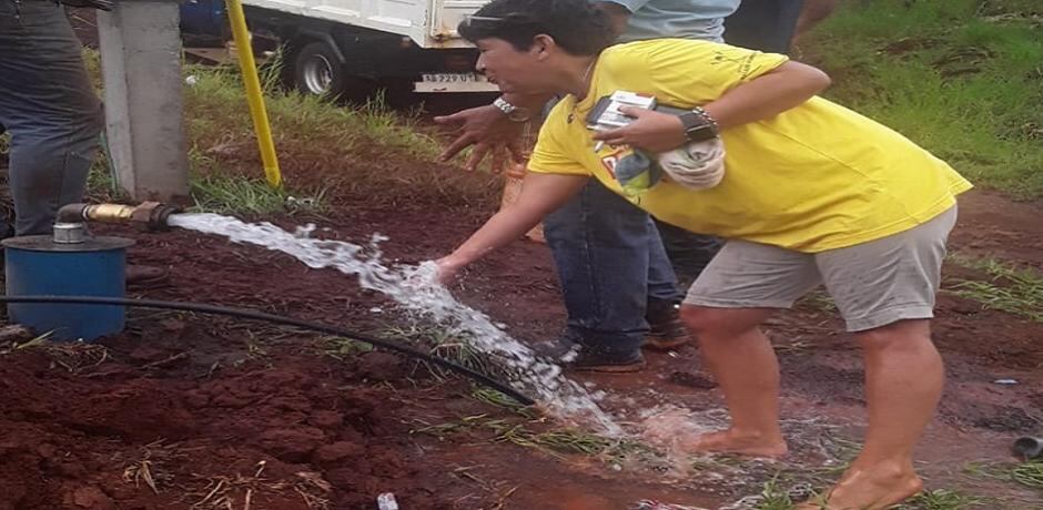 Colocan nuevo equipo de bombeo en Eldorado.