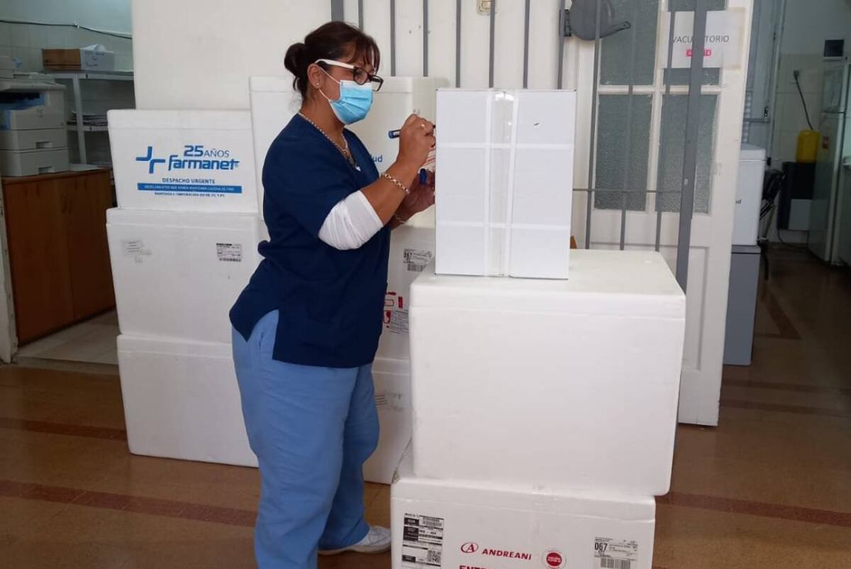 Llegaron otras 7430 vacunas para segundas dosis