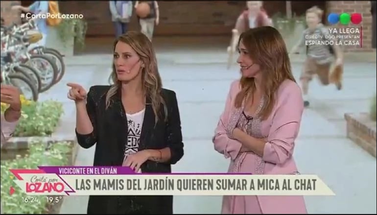 Mica Viciconte habló sobre su relación con las mamás de los compañeros de su hijo Luca.