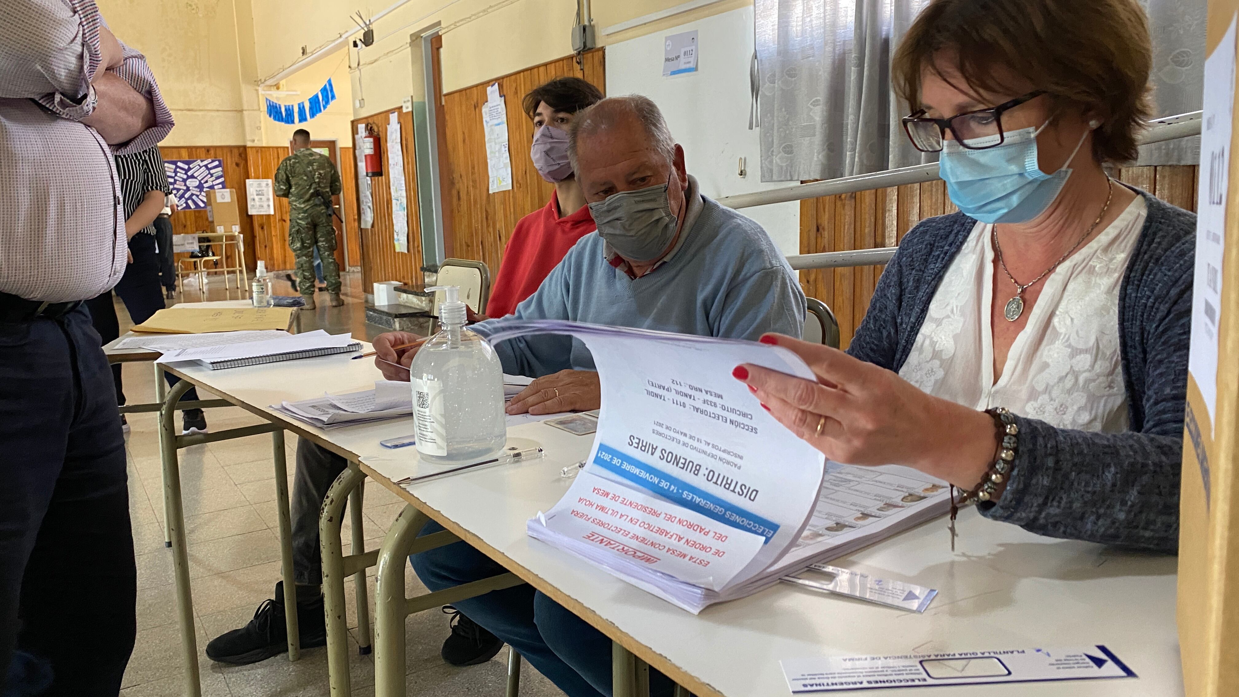 Así fue la votación en Tandil en horas de la mañana.