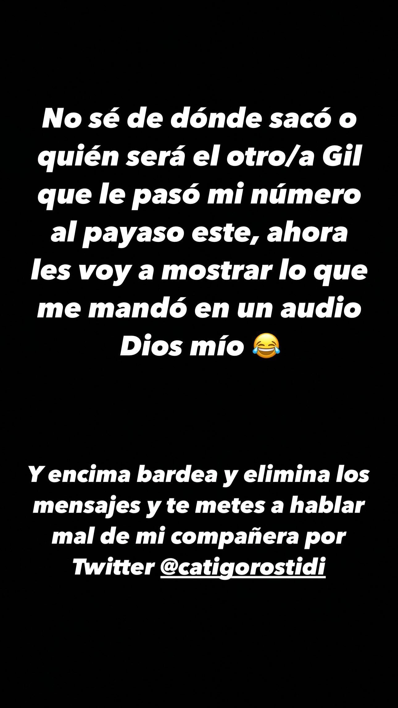 Manzana se refirió a Cristian U en sus historias de Instagram