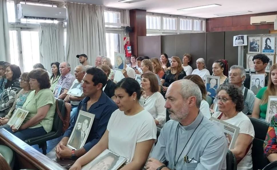 Wenceslao Pedernera, acribillado durante la última dictadura. Uno de los "cuatro mártires de La Rioja" que trabajó en una bodega mendocina y formó su familia en Rivadavia.