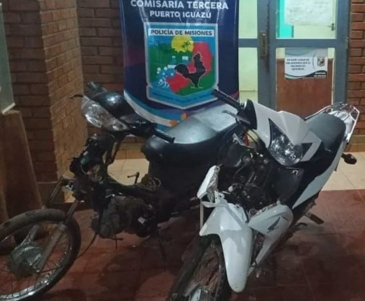 Puerto Iguazú: recuperan dos motocicletas que habían sido robadas.