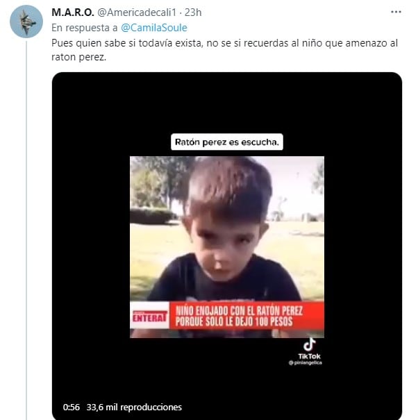 Debate sobre el Ratón Pérez en Twitter.