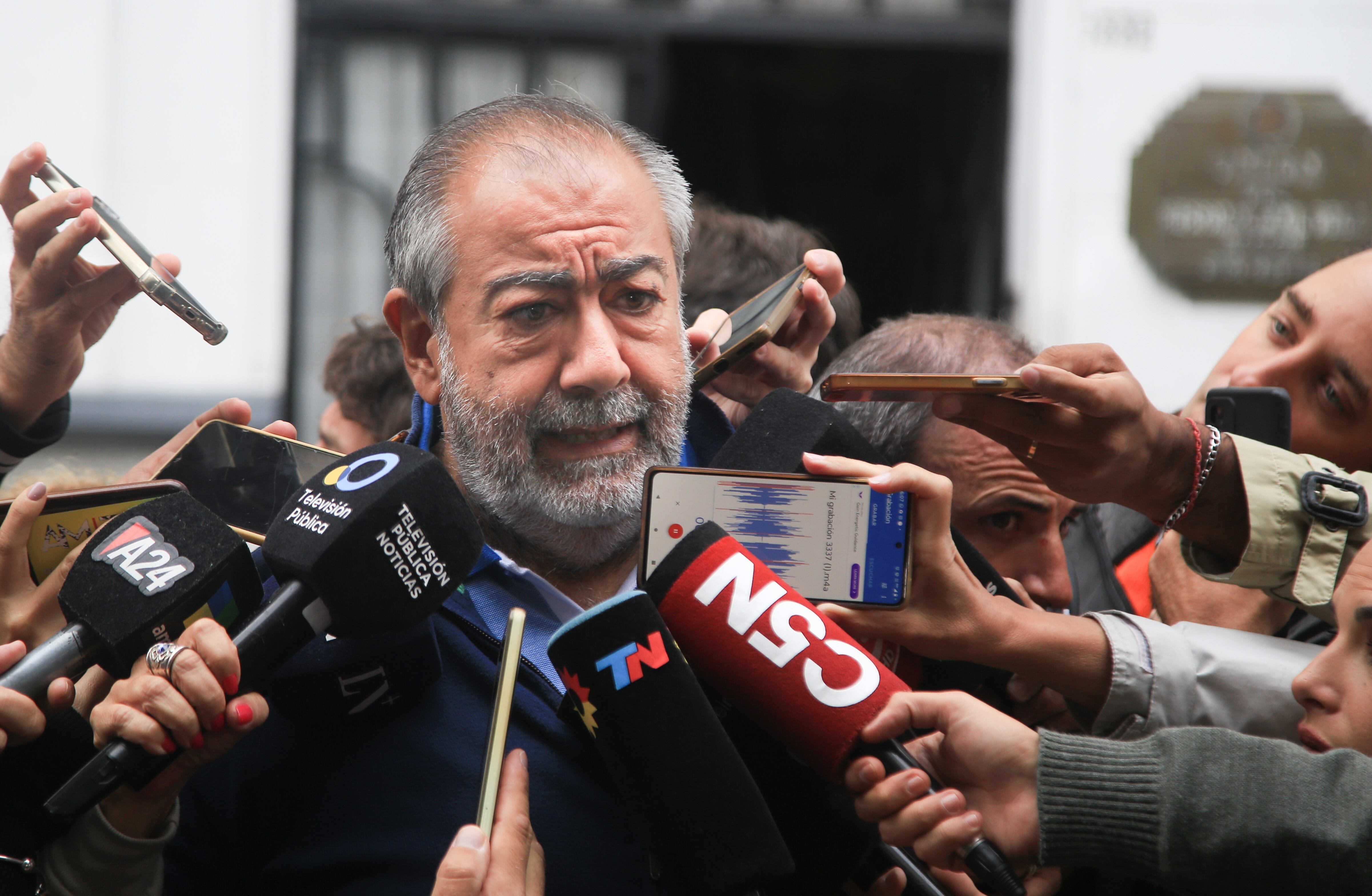 El cotitular de la central sindical, Héctor Daer. Foto: Mariano Sánchez