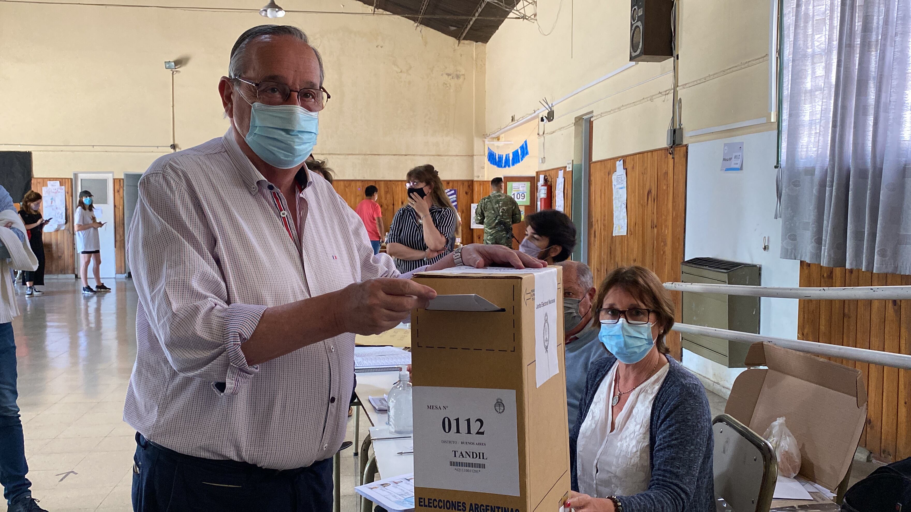 Así fue la votación en Tandil en horas de la mañana.