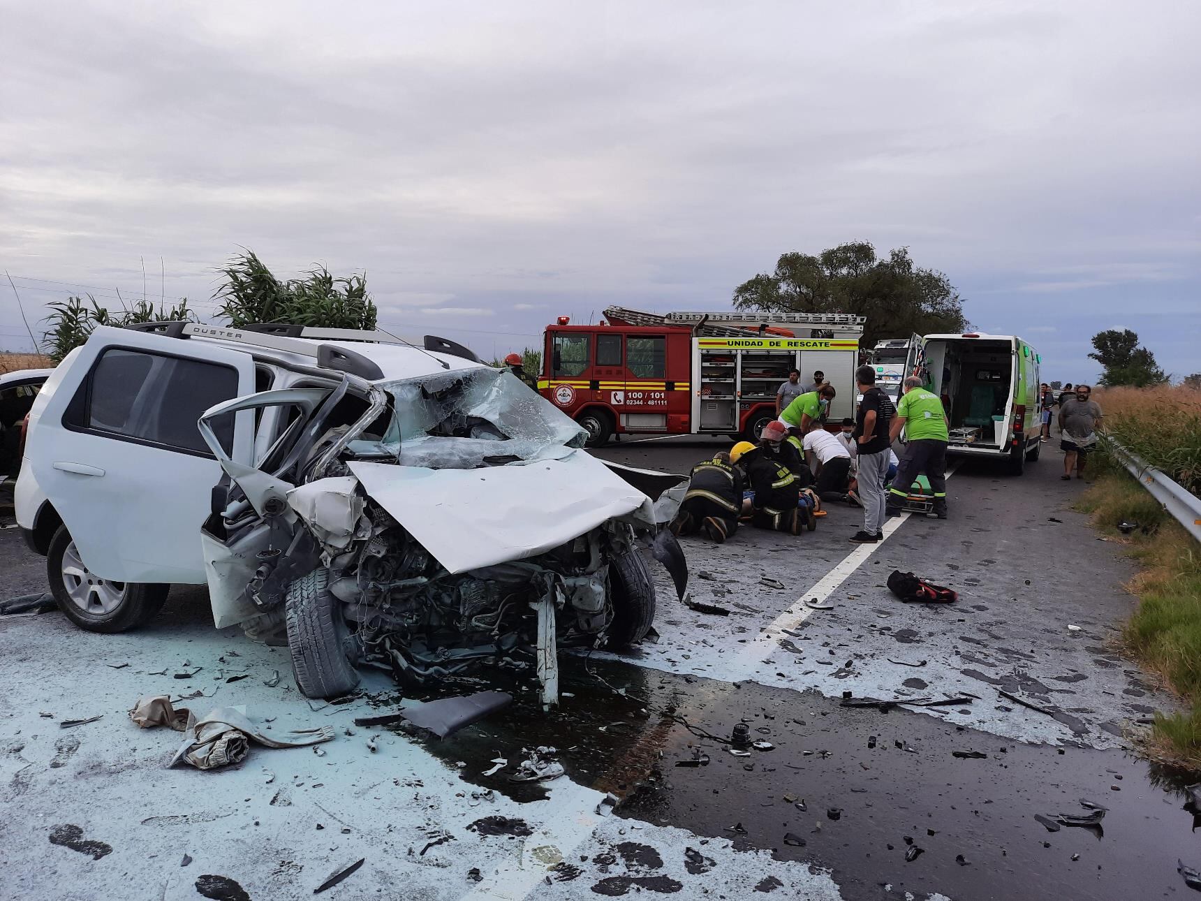 Dos fallecidos en un accidente en la Ruta 51