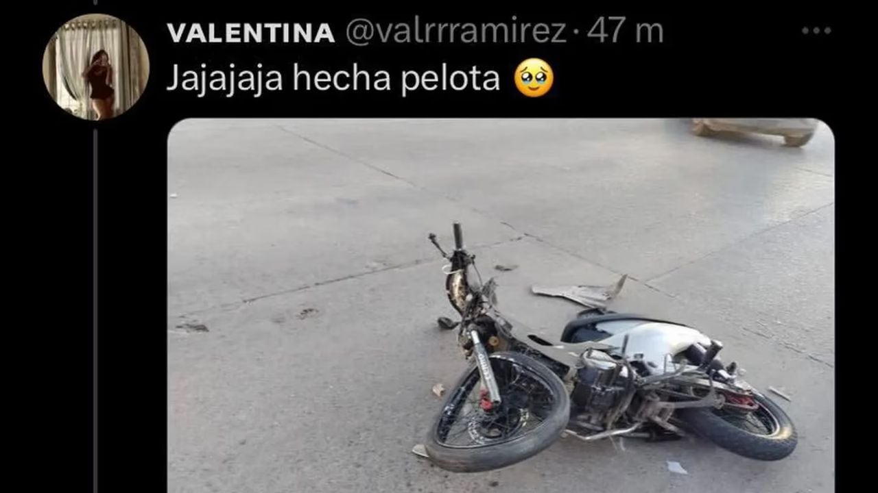 La respuesta de la usuaria de Twitter a un comentario