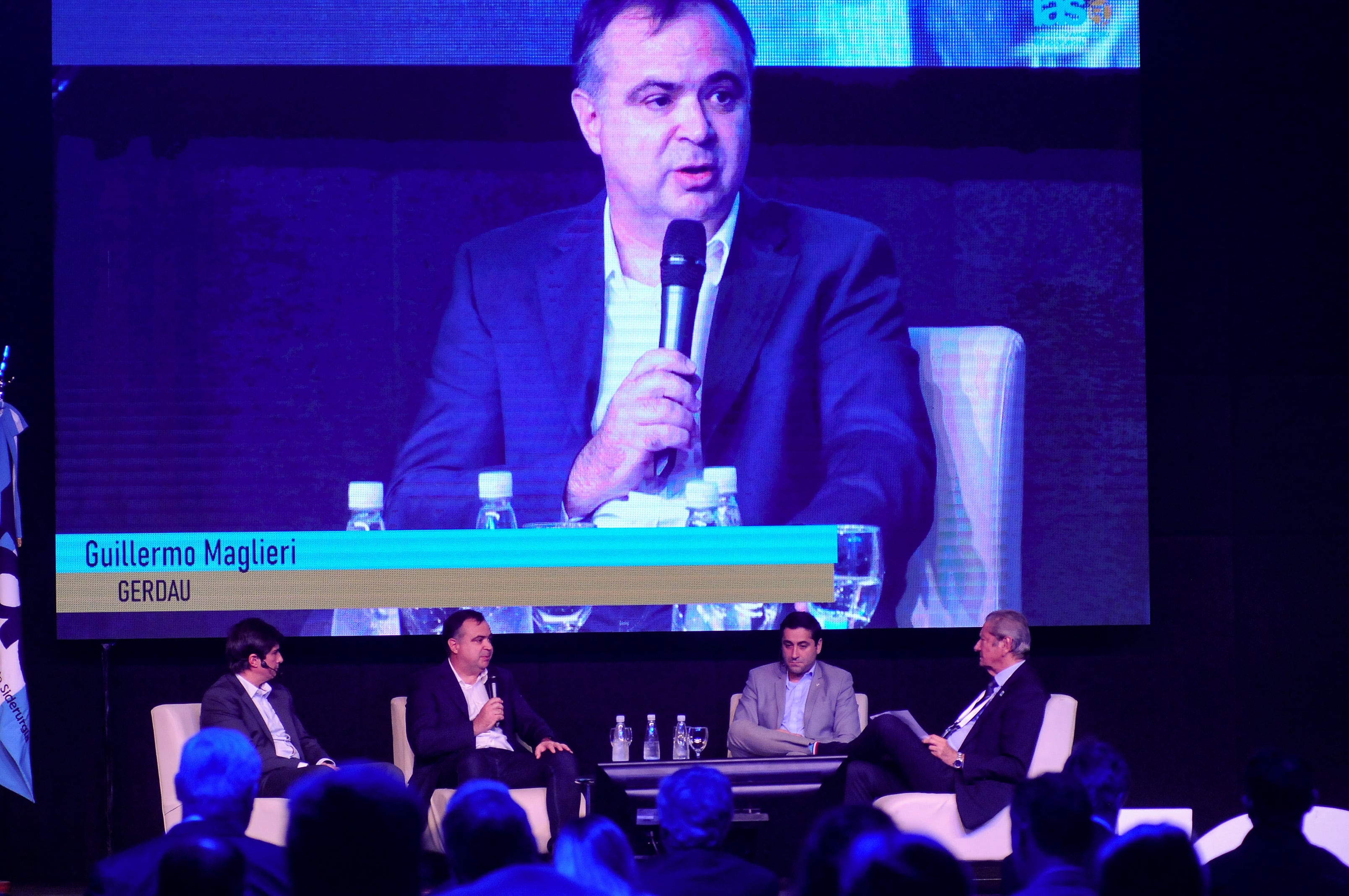 Guillermo Maglieri, Director Ejecutivo de Gerdau para Argentina y Uruguay, estuvo a cargo de la apertura del encuentro y participó en el Foro Ejecutivo del Acero.